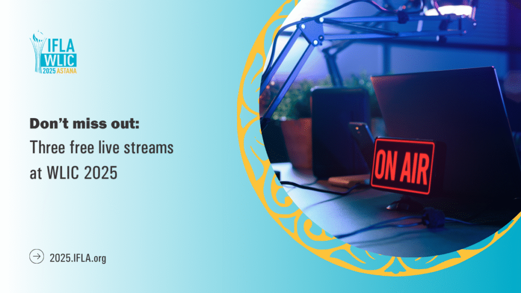 An image of an on-air sign lit up with text